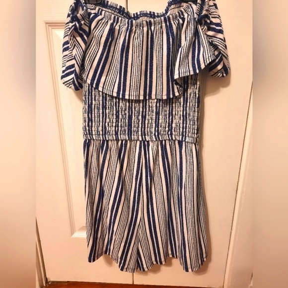 Striped Romper - Picture 2 of 2